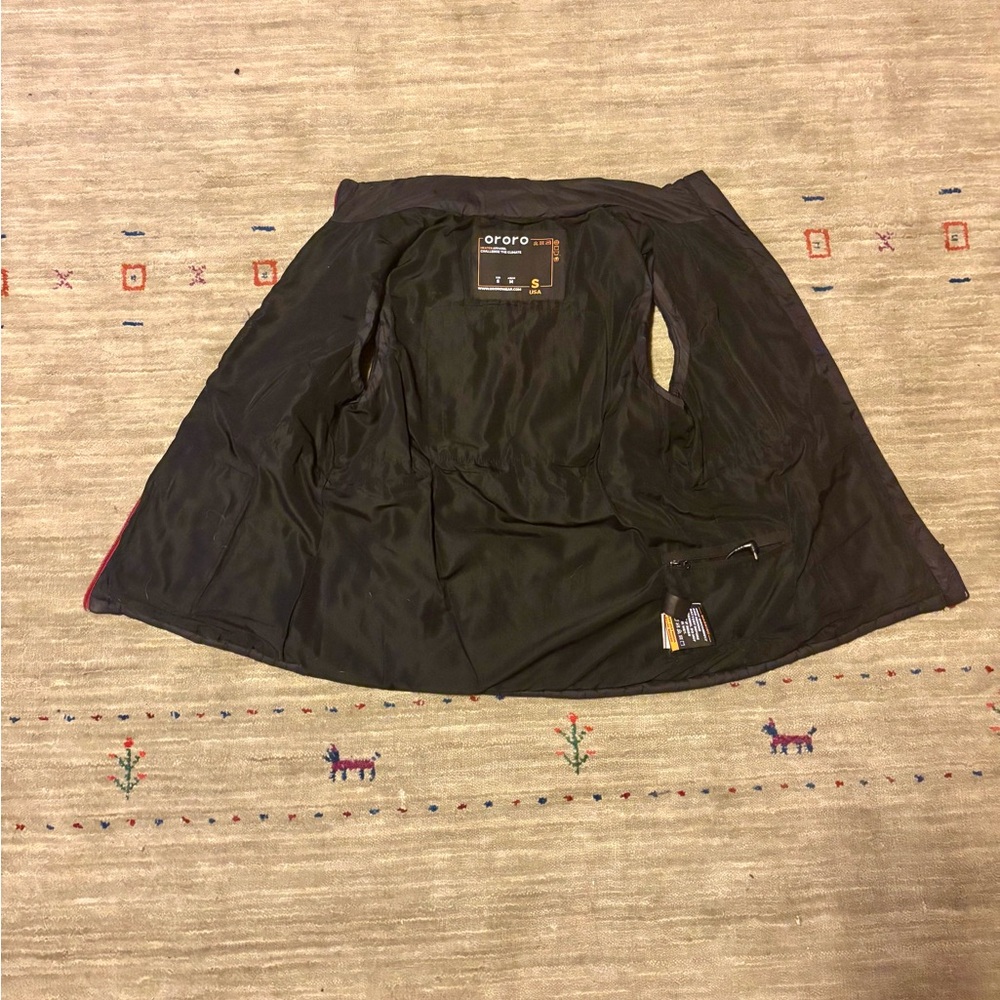 Ororo Heated Women's Black Puffer Vest - Picture 5 of 9